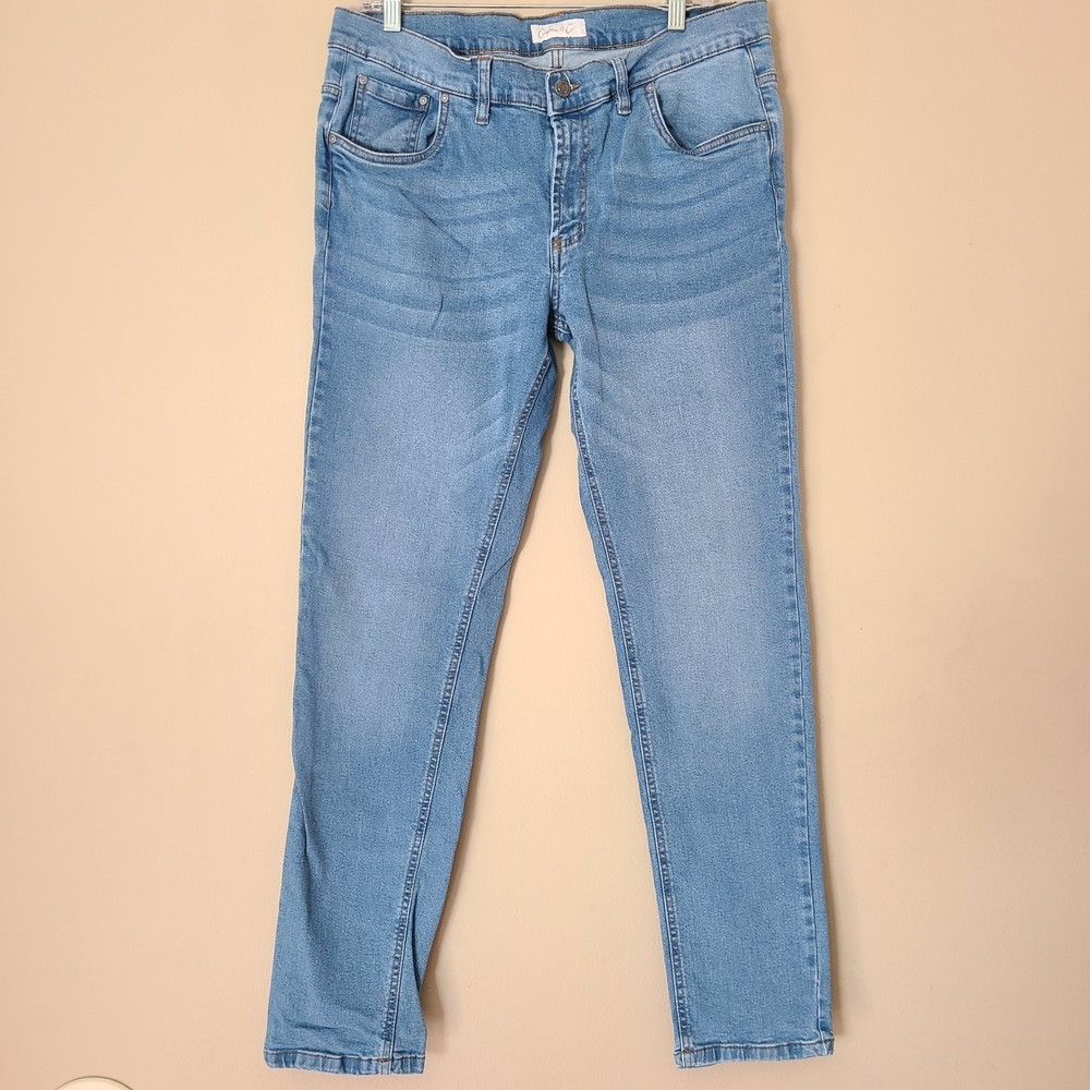 Cotton & Co. Denims Collection Men's Light Blue Skinny Jeans Size 34